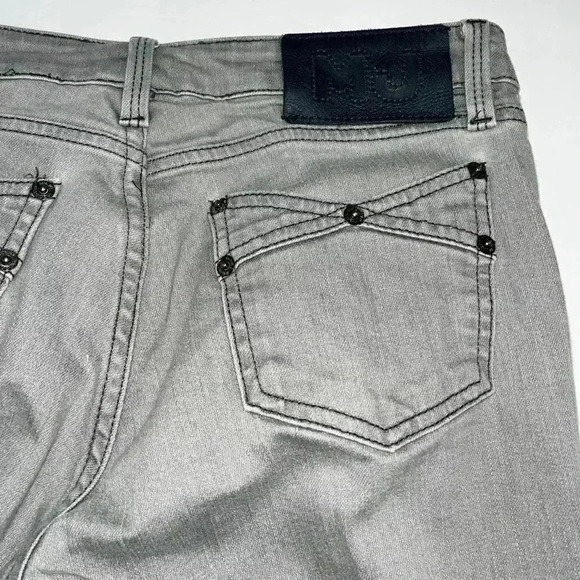 Marc by Marc Jacobs Grey center seam jeans with front zip pockets, back pockets - Picture 8 of 11
